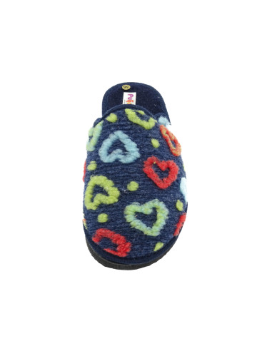 zapatilla de casa para mujer con estampado