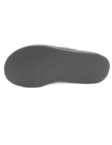 zapatilla de casa para mujer con estampado