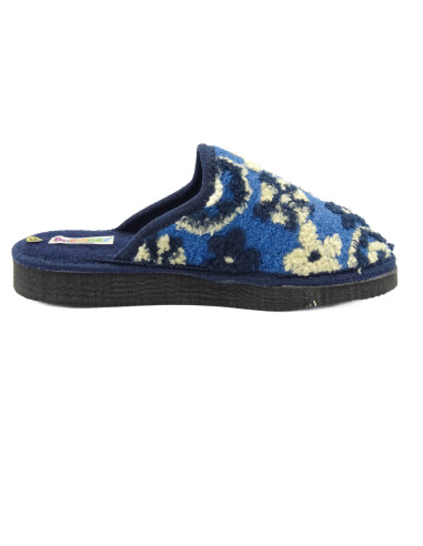 zapatilla de casa para senora con estampado y suela de eva