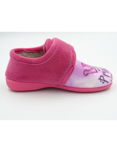 zapatilla de casa para nina con suela de caucho