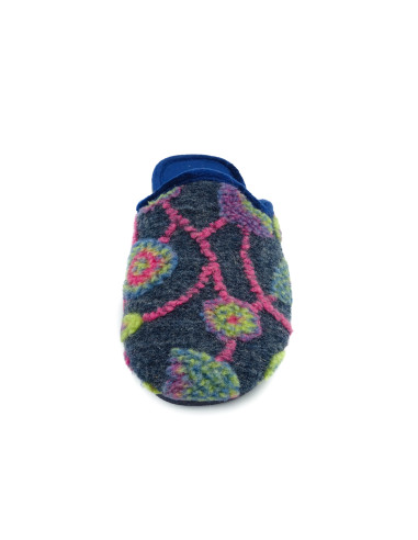 zapatilla de casa para senora con suela de caucho