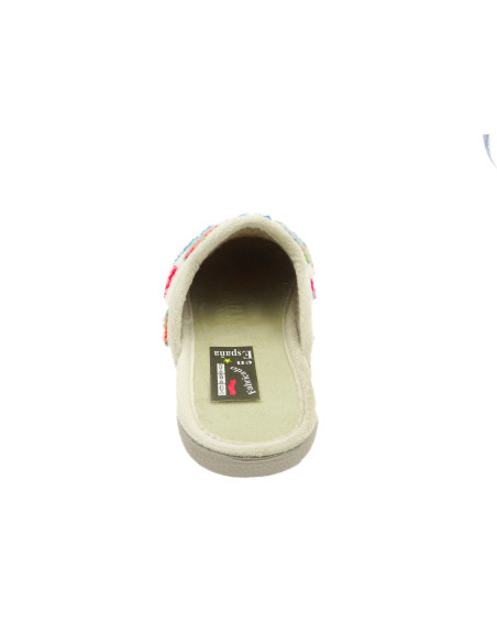 zapatilla de casa para senora con suela de caucho