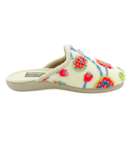 zapatilla de casa para senora con suela de caucho