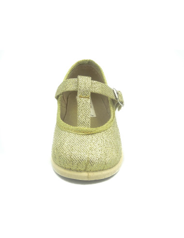 mercedita de nina con brillos en plata y oro