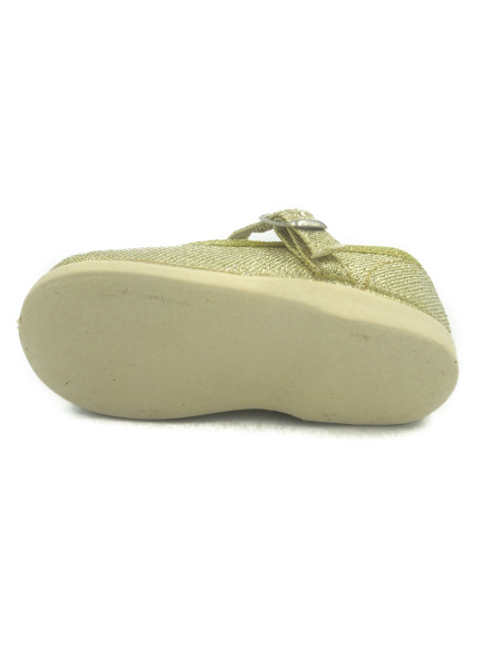 mercedita de nina con brillos en plata y oro