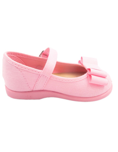 mercedita para nina de tela con hebilla