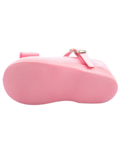 mercedita para nina de tela con hebilla