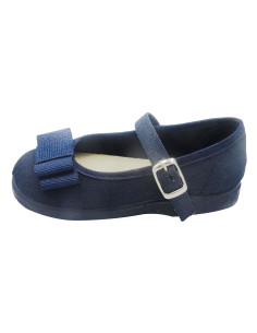 mercedita para nina de tela con hebilla 2