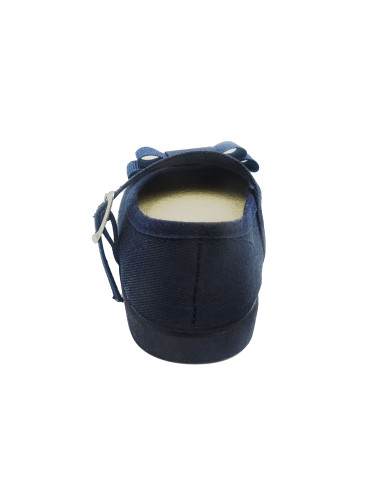 mercedita para nina de tela con hebilla