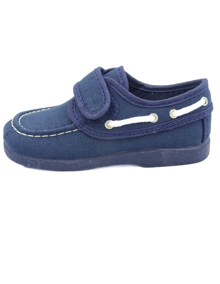 nautico para nino de tela con cierre de pegar