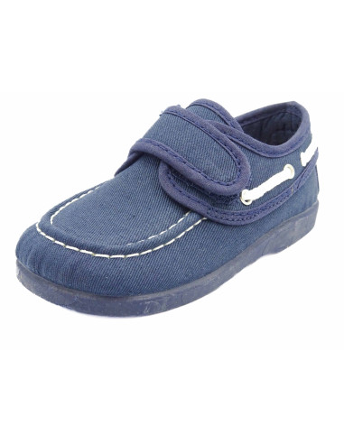 nautico para nino de tela con cierre de pegar