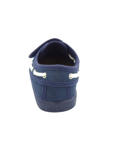 nautico para nino de tela con cierre de pegar