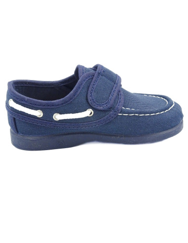 nautico para nino de tela con cierre de pegar