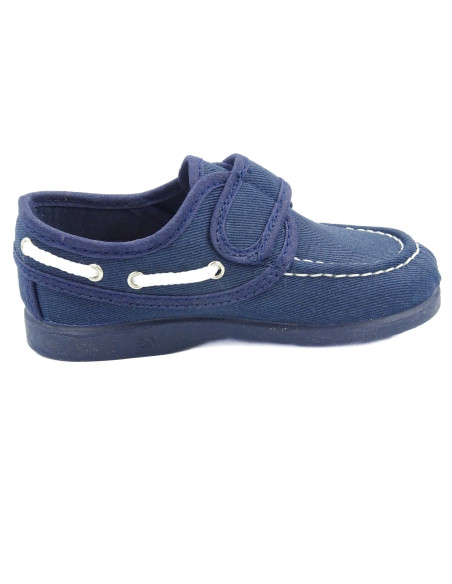 nautico para nino de tela con cierre de pegar