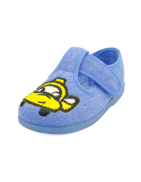 zapatilla de casa para nino de toalla