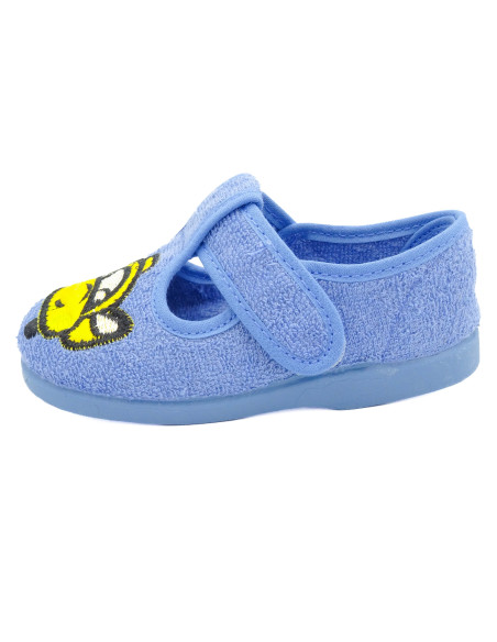 zapatilla de casa para nino de toalla