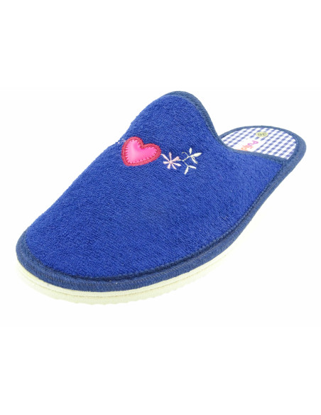 zapatilla de casa para senora de toalla