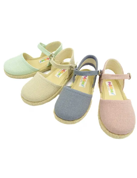 Espartena de nina ideal para ir de ceremonia