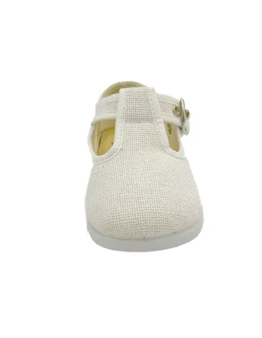 pepito de lino con suela de goma para nino