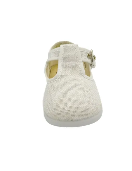 pepito de lino con suela de goma para nino