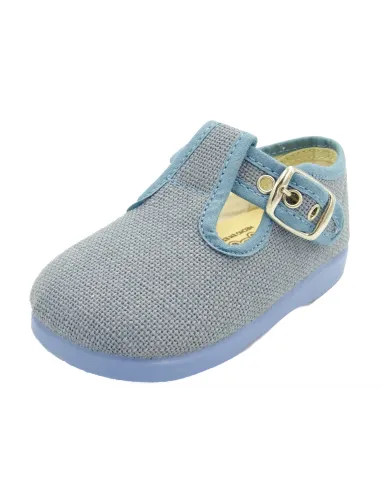 pepito de lino con suela de goma para nino