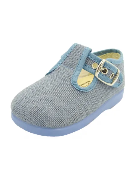pepito de lino con suela de goma para nino