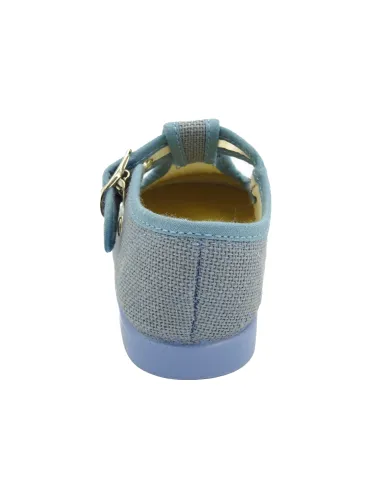 pepito de lino con suela de goma para nino