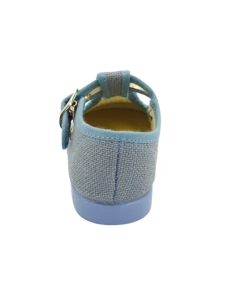 pepito de lino con suela de goma para nino