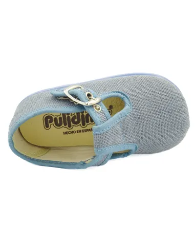 pepito de lino con suela de goma para nino