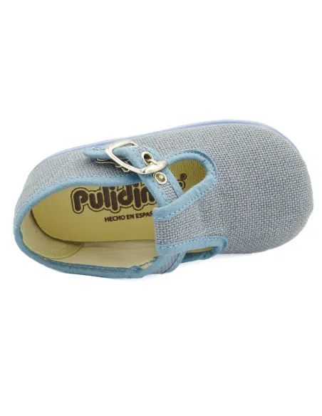 pepito de lino con suela de goma para nino