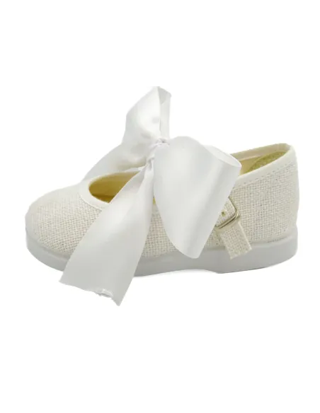 mercedita para nina de lazo de raso ideal para ceremonia