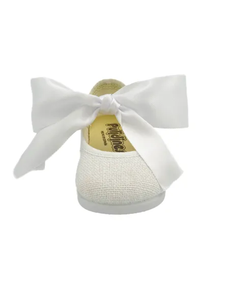 mercedita para nina de lazo de raso ideal para ceremonia