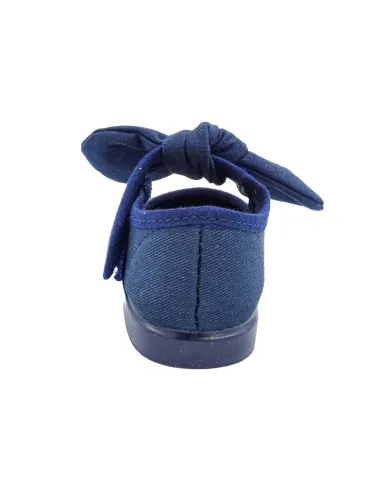 mercedita para nina de lazo con tejido de lona