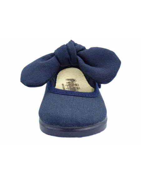 mercedita para nina de lazo con tejido de lona