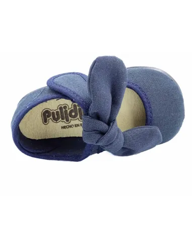 mercedita para nina de lazo con tejido de lona