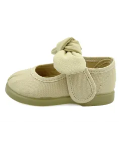 mercedita para nina de lazo con tejido de lona 2