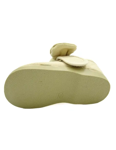 mercedita para nina de lazo con tejido de lona