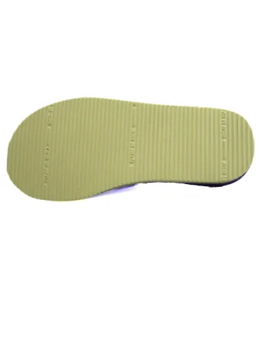 zapatilla de casa de toalla para mujer con suela de piso microporoso