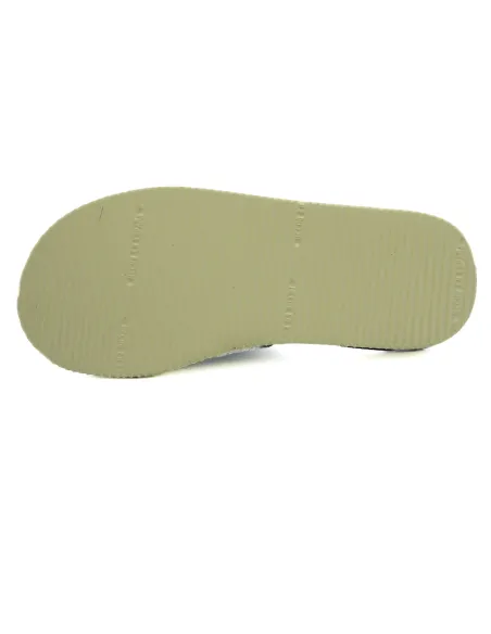 zapatilla de casa de toalla para mujer con suela de piso microporoso