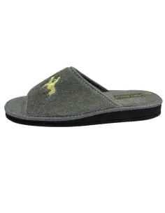 zapatilla de casa de toalla para caballero de suela de eva 2