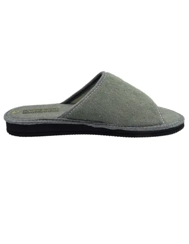 zapatilla de casa de toalla para caballero de suela de eva