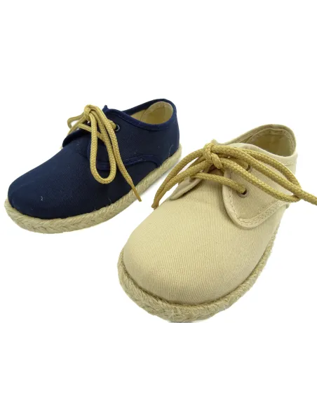 espartena para nino con cordones redondos