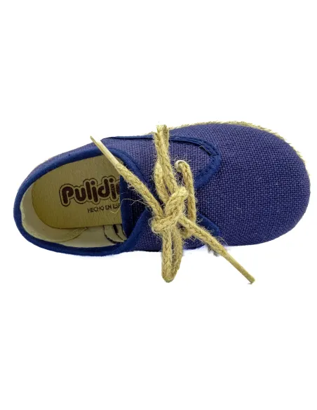 espartena para nino con cordones redondos