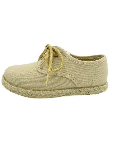 espartena para nino con cordones redondos