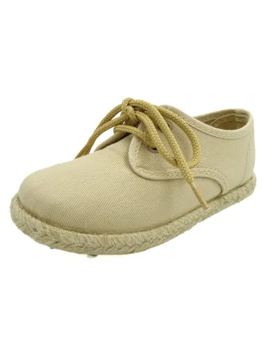 espartena para nino con cordones redondos