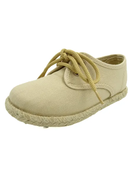 espartena para nino con cordones redondos