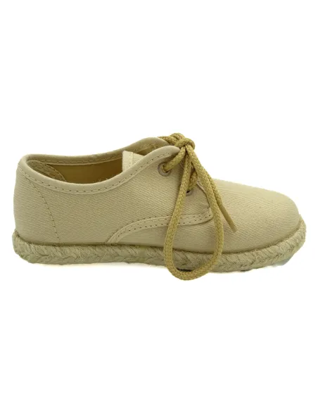 espartena para nino con cordones redondos