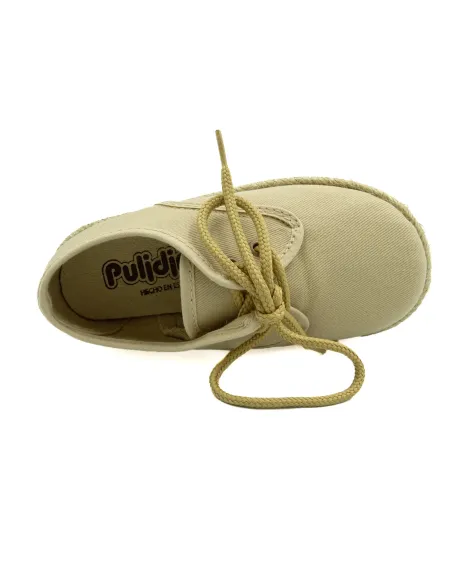 espartena para nino con cordones redondos