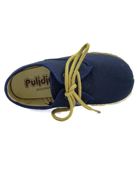 espartena para nino con cordones redondos