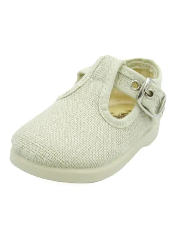 pepito de lino con suela de goma para nino